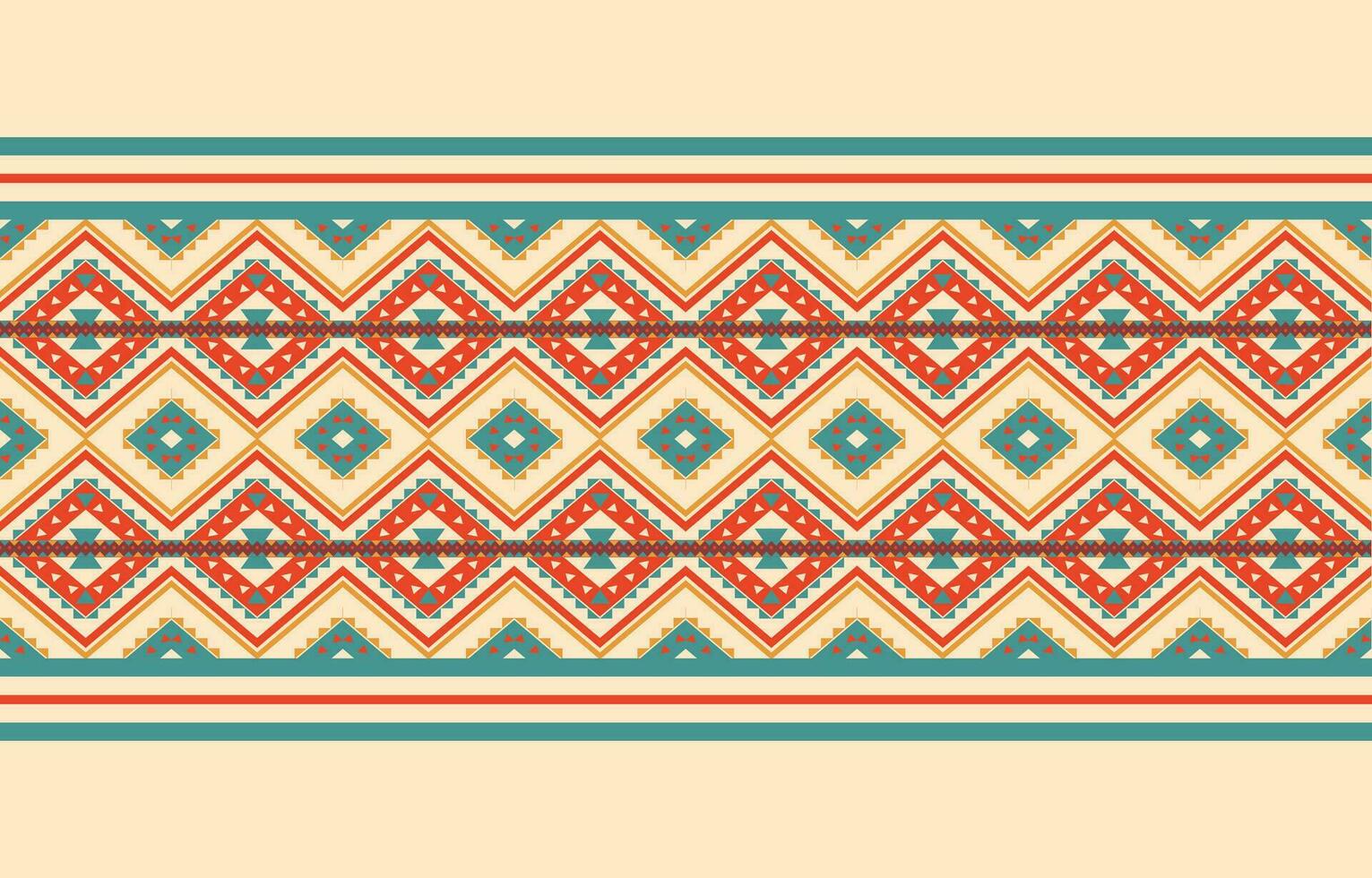 etnico astratto ikat arte. azteco ornamento Stampa. geometrico etnico modello senza soluzione di continuità colore orientale. design per sfondo ,tenda, tappeto, sfondo, vestiario, avvolgere, batik, vettore illustrazione.