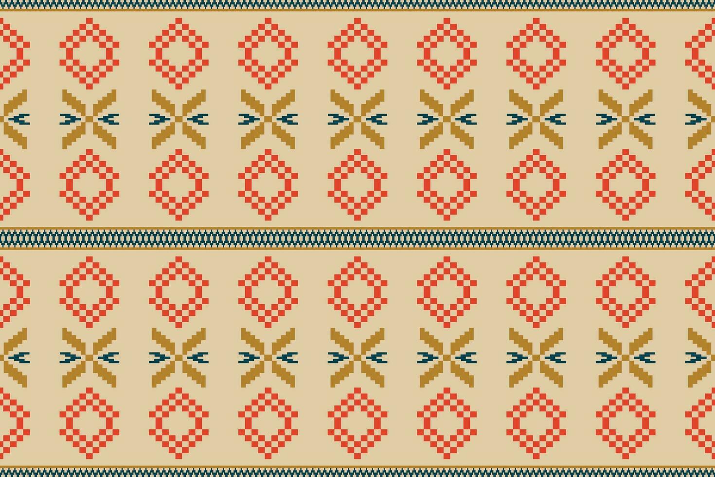 geometrico senza soluzione di continuità modello per bloccare stampa,batik,tessuto,tessile.etnico astratto ikat.colorato astratto contemporaneo senza soluzione di continuità modello.mano disegnato unico Stampa. vettore