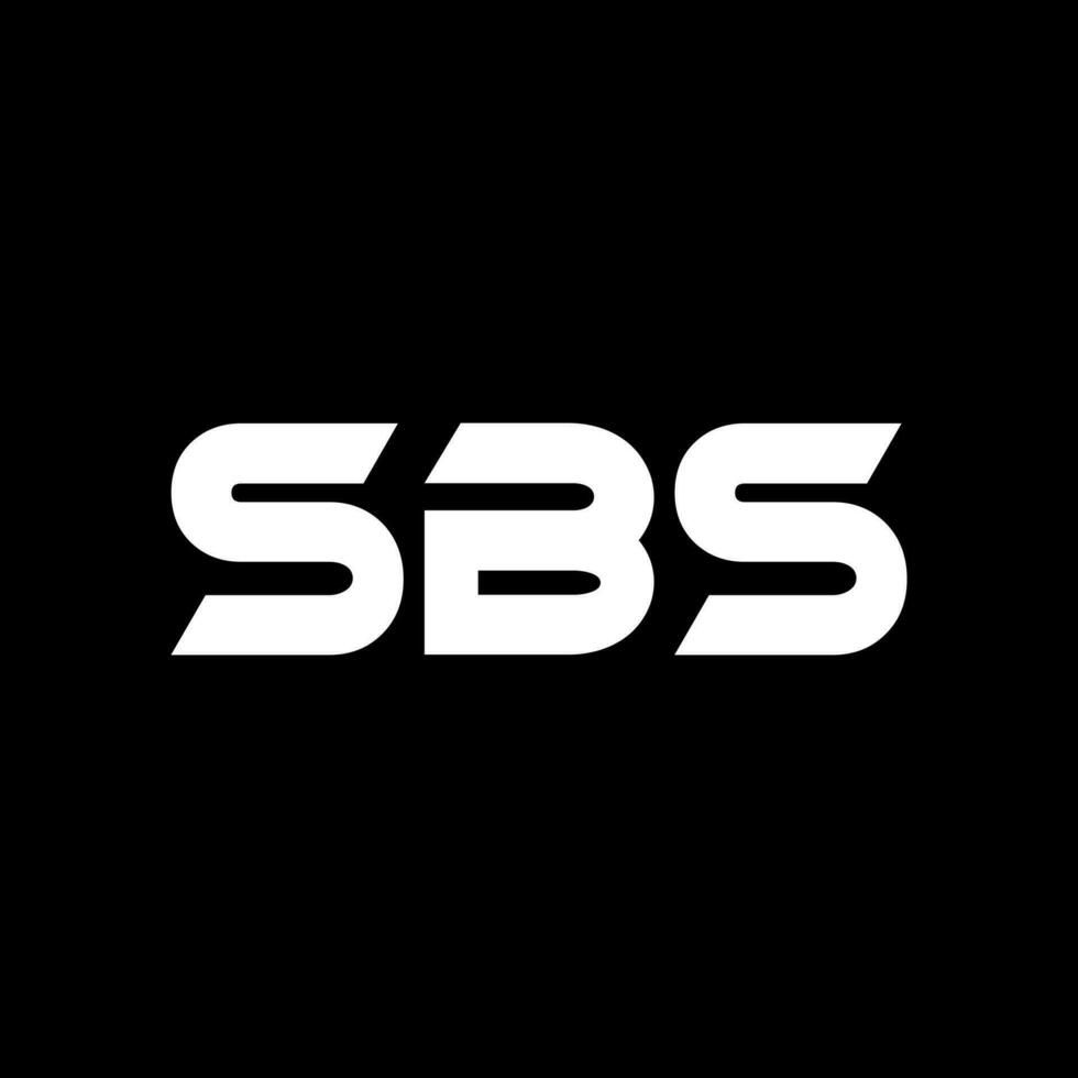 sbs logo disegno, ispirazione per un' unico identità. moderno eleganza e creativo design. filigrana il tuo successo con il Impressionante Questo logo. vettore