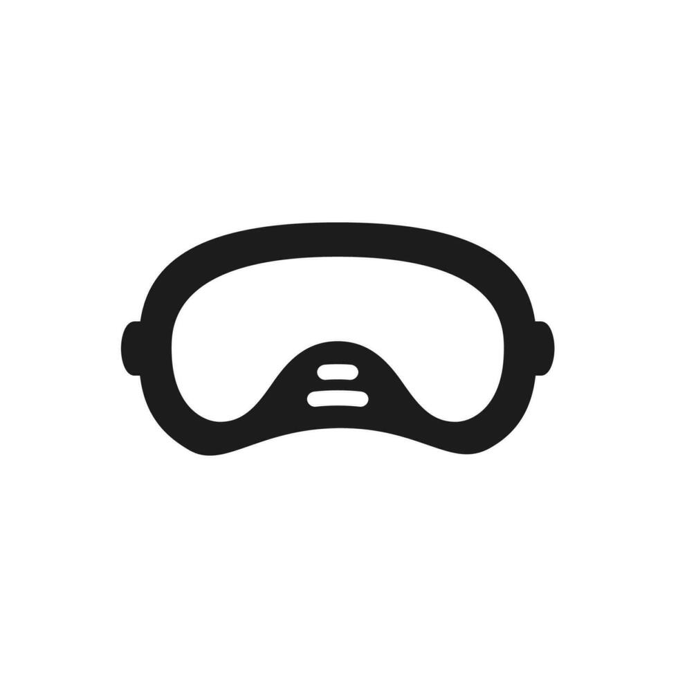immersione occhiali icona cartello simbolo vettore