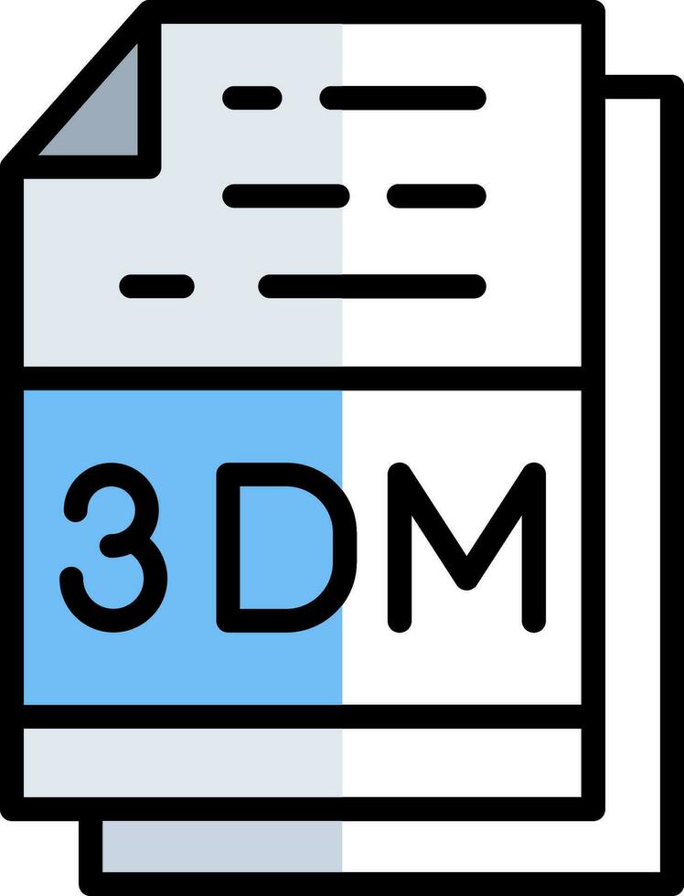 3dm file estensione vettore icona design