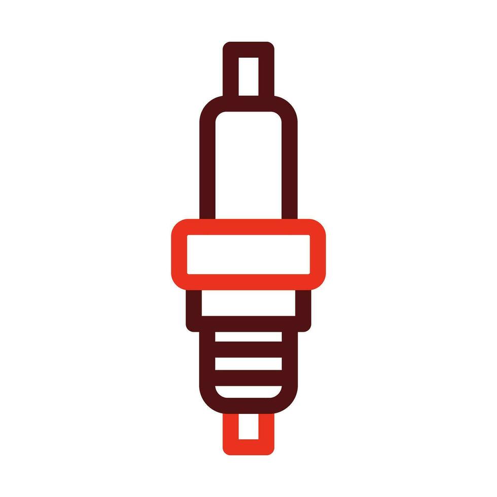 scintilla spina vettore di spessore linea Due colore icone per personale e commerciale uso.