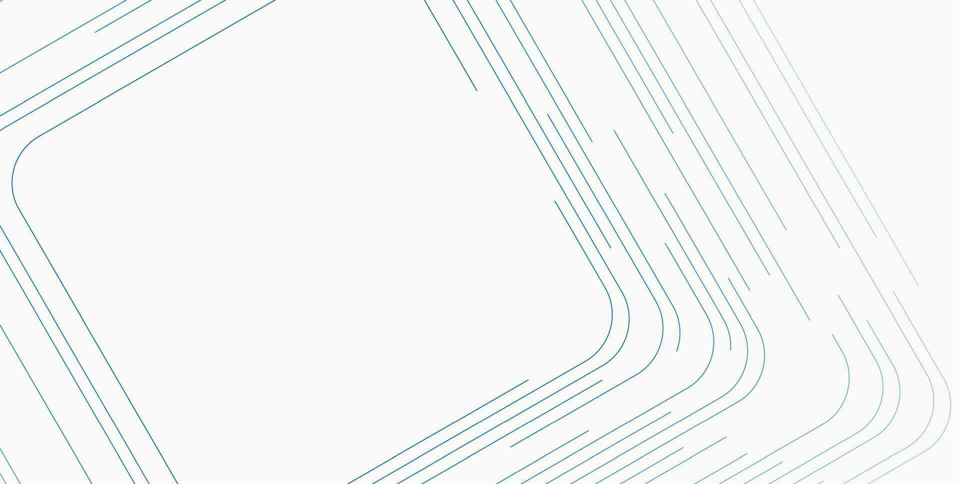 blu bianca minimo piazza Linee astratto futuristico Tech sfondo vettore