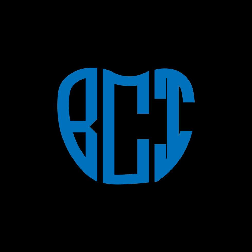 bci lettera logo creativo design. bci unico design. vettore