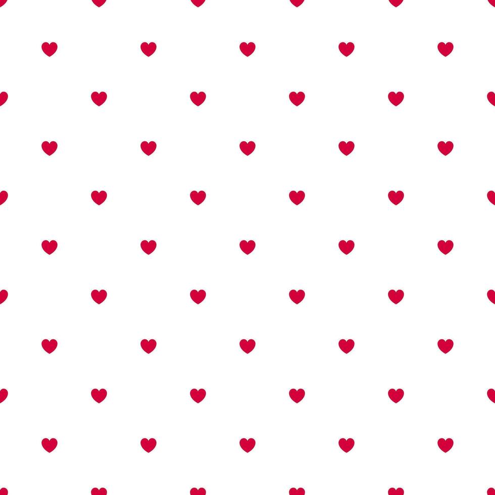 carino senza soluzione di continuità polka cuore vettore modello sfondo per San Valentino giorno - febbraio 14, 8 marzo, La madre di giorno, matrimonio, nascita celebrazione. romantico da ragazza design.