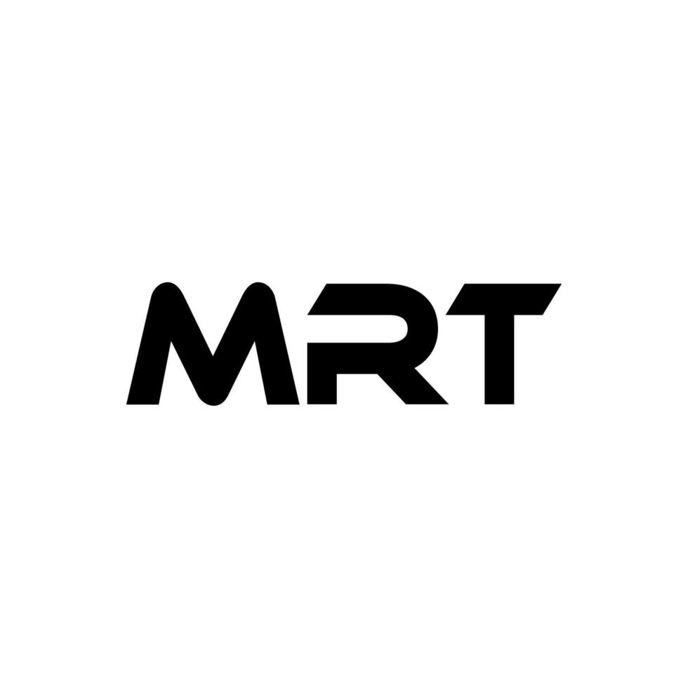 mrt lettera logo disegno, ispirazione per un' unico identità. moderno eleganza e creativo design. filigrana il tuo successo con il Impressionante Questo logo. vettore