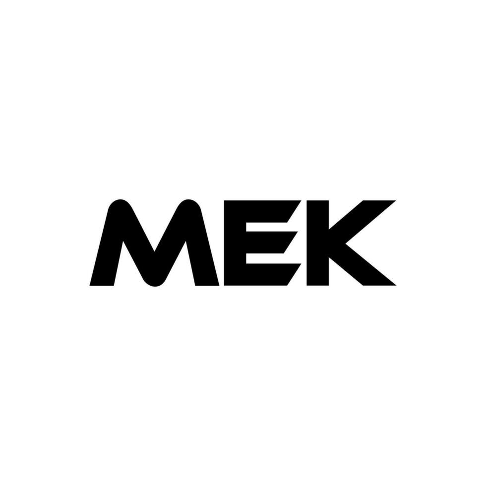 mek lettera logo disegno, ispirazione per un' unico identità. moderno eleganza e creativo design. filigrana il tuo successo con il Impressionante Questo logo. vettore