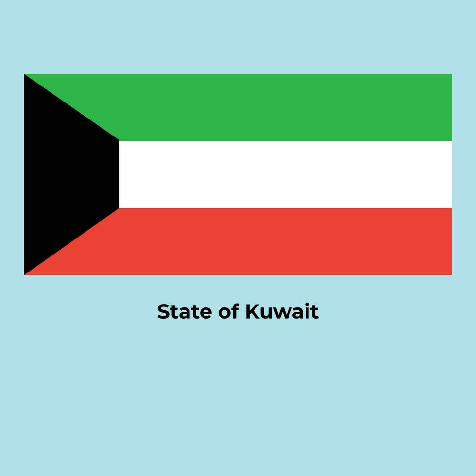 il Kuwait bandiera vettore