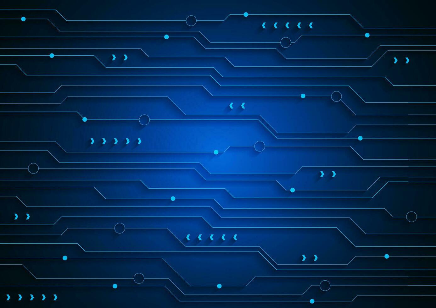 circuito tecnologia sfondo con hi-tech digitale vettore