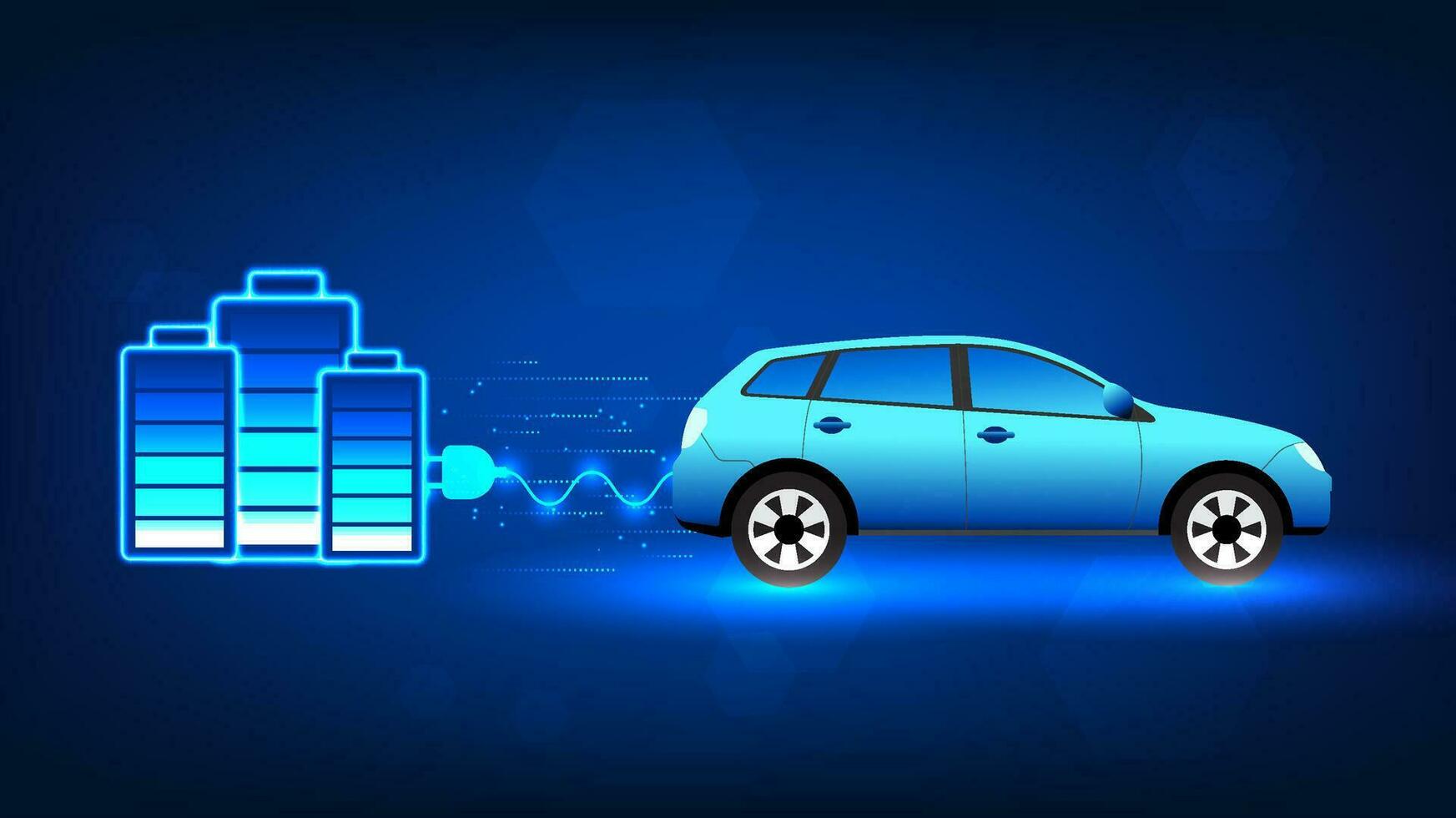 elettrico auto tecnologia, un' auto con un' energia spina collegato per il batteria esso si riferisce per tecnologia nel quale veicoli quello uso elettrico energia per guidare siamo pulito energia quello Aiuto ridurre globale riscaldamento. vettore