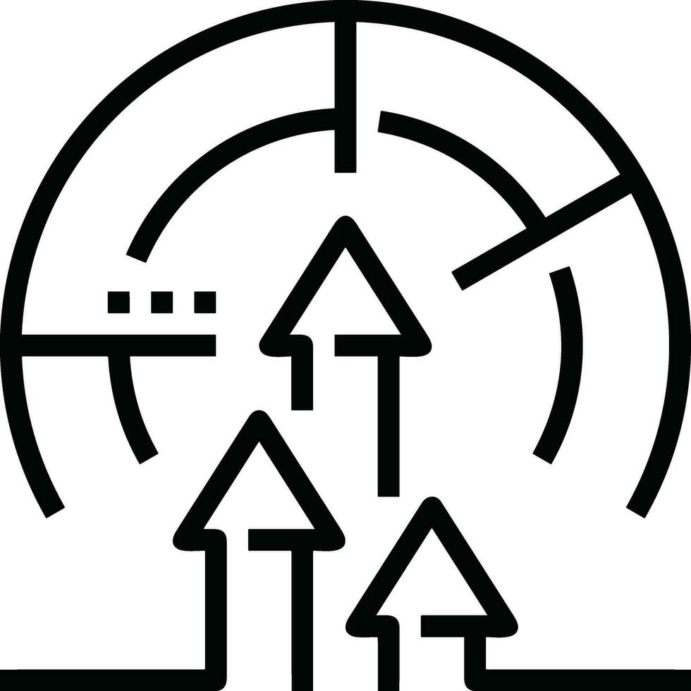 crescita attività commerciale icona simbolo vettore Immagine. illustrazione di il progresso schema Infografica strategia sviluppo design Immagine