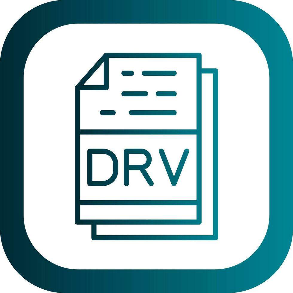 drv file formato vettore icona design