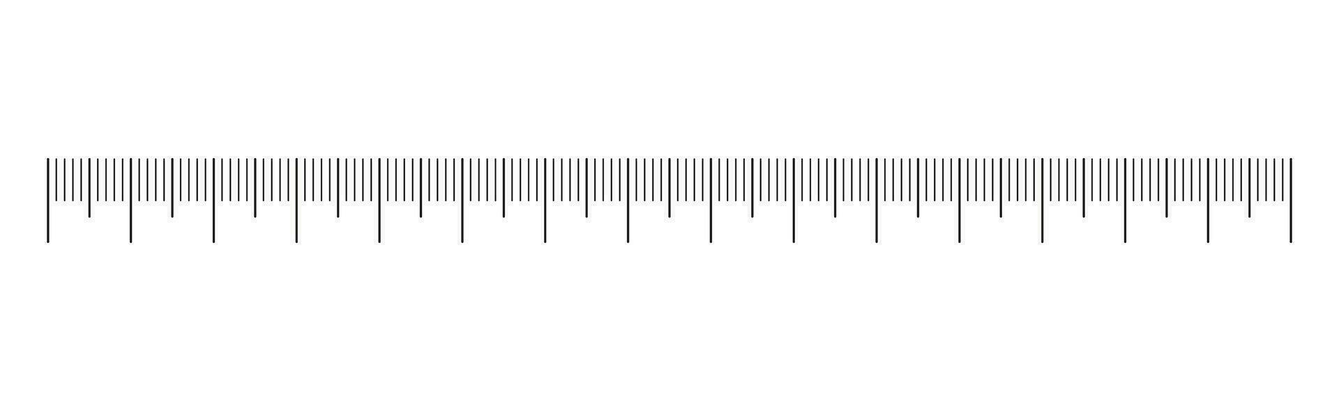 righello scala. misurazione grafico con 15 centimetri. lunghezza misurazione matematica, distanza, altezza, cucire attrezzo. vettore