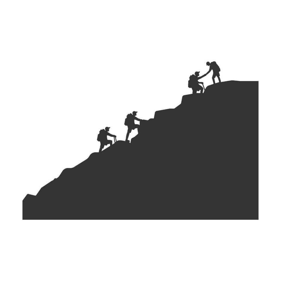 il arrampicata vettore illustrazione design