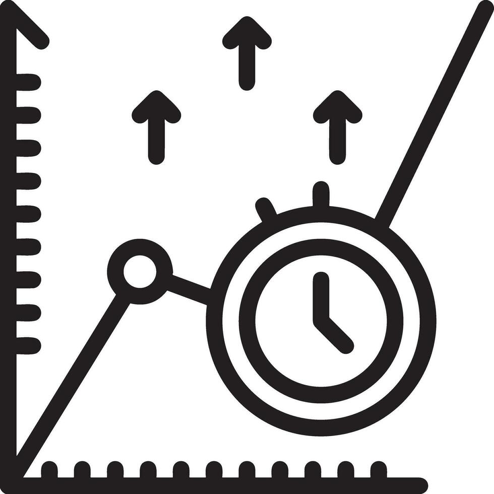 crescita attività commerciale icona simbolo vettore Immagine. illustrazione di il progresso schema Infografica strategia sviluppo design Immagine