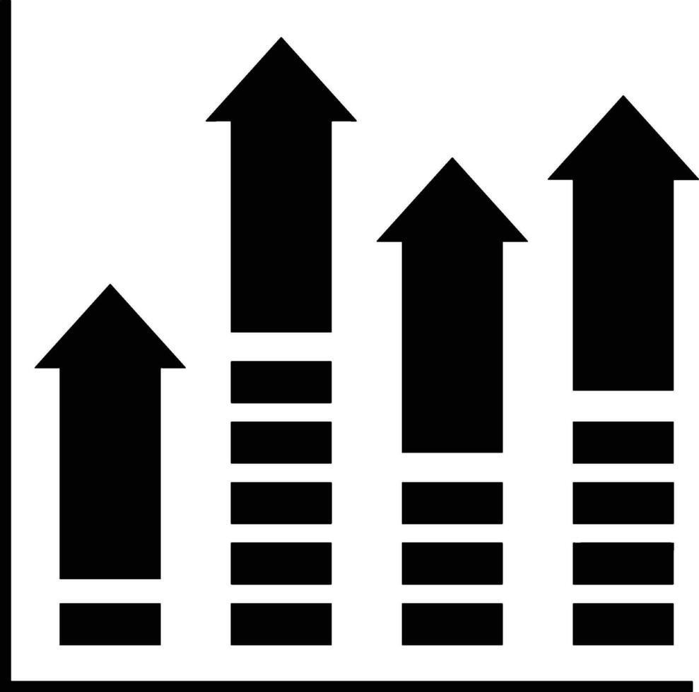 crescita attività commerciale icona simbolo vettore Immagine. illustrazione di il progresso schema Infografica strategia sviluppo design Immagine