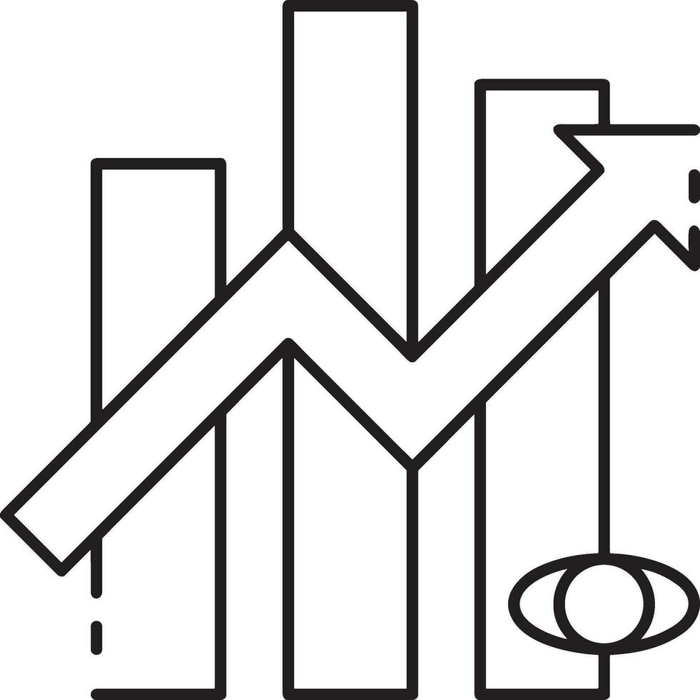 crescita attività commerciale icona simbolo vettore Immagine. illustrazione di il progresso schema Infografica strategia sviluppo design Immagine