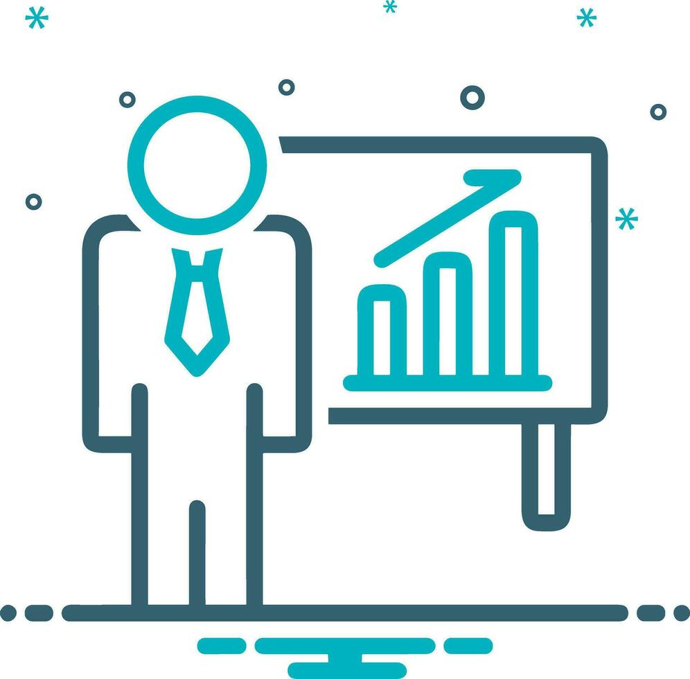 crescita attività commerciale icona simbolo vettore Immagine. illustrazione di il progresso schema Infografica strategia sviluppo design Immagine