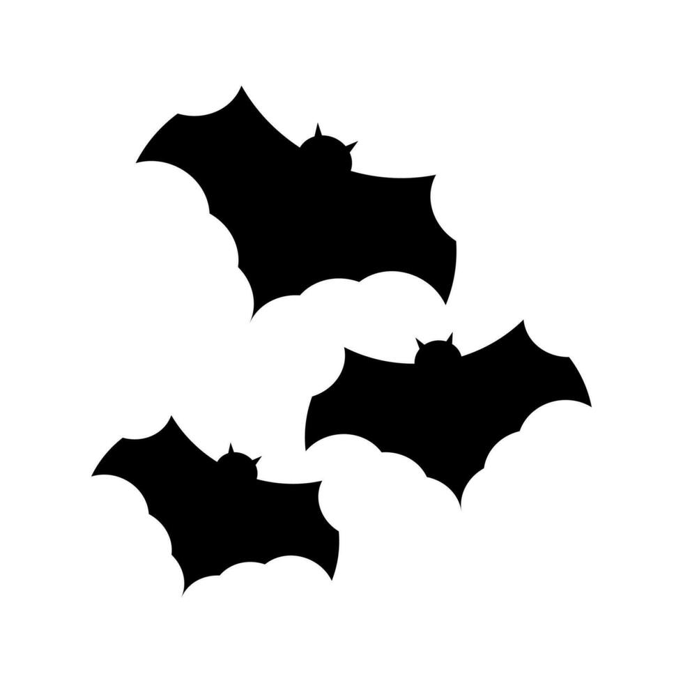 Halloween pipistrello silhouette vettore elemento , Halloween celebrazione vettore