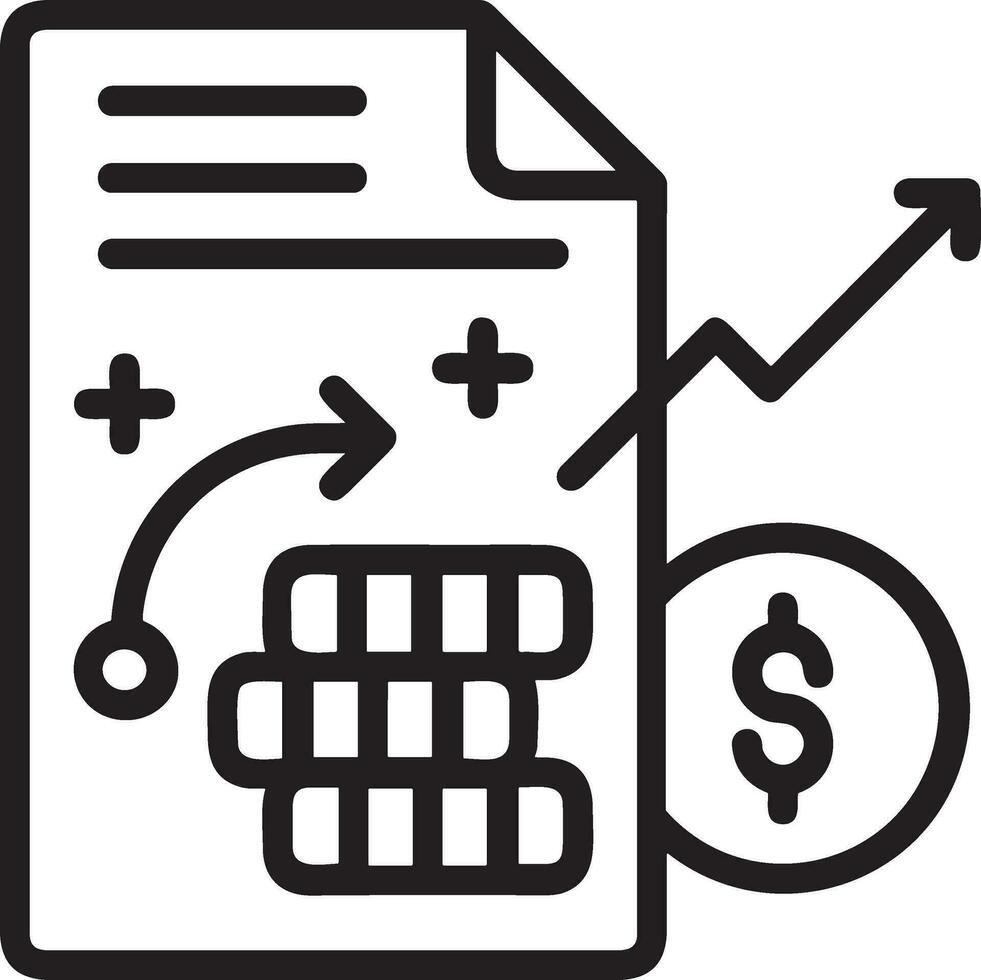 crescita attività commerciale icona simbolo vettore Immagine. illustrazione di il progresso schema Infografica strategia sviluppo design Immagine