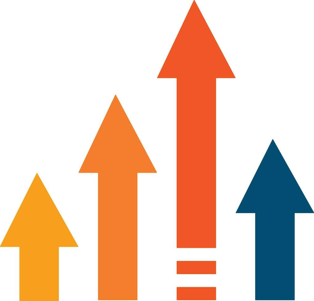 crescita attività commerciale icona simbolo vettore Immagine. illustrazione di il progresso schema Infografica strategia sviluppo design Immagine