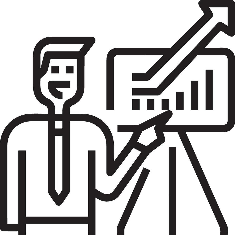 crescita attività commerciale icona simbolo vettore Immagine. illustrazione di il progresso schema Infografica strategia sviluppo design Immagine