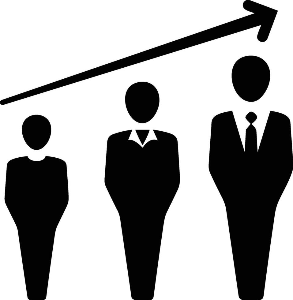 crescita attività commerciale icona simbolo vettore Immagine. illustrazione di il progresso schema Infografica strategia sviluppo design Immagine