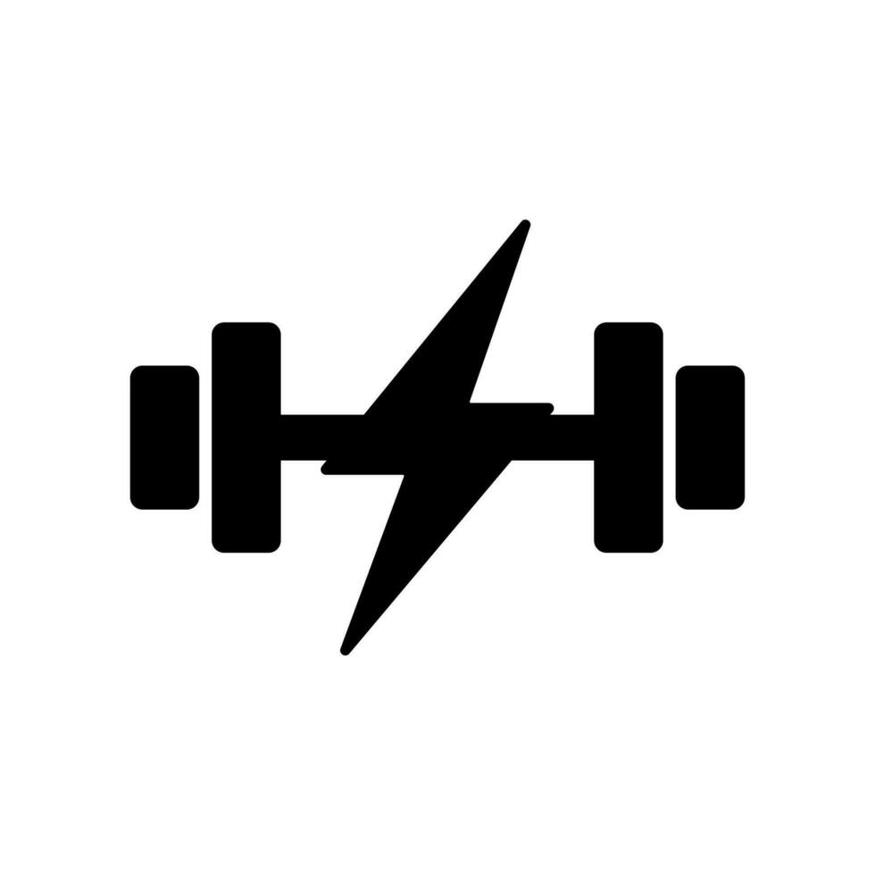 Palestra fitness logo . fitness logo elemento vettore . forte e bodybuilding vettore elemento