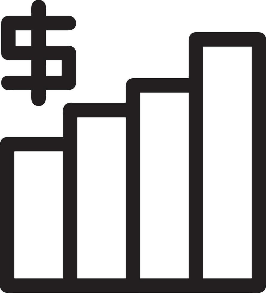 crescita attività commerciale icona simbolo vettore Immagine. illustrazione di il progresso schema Infografica strategia sviluppo design Immagine