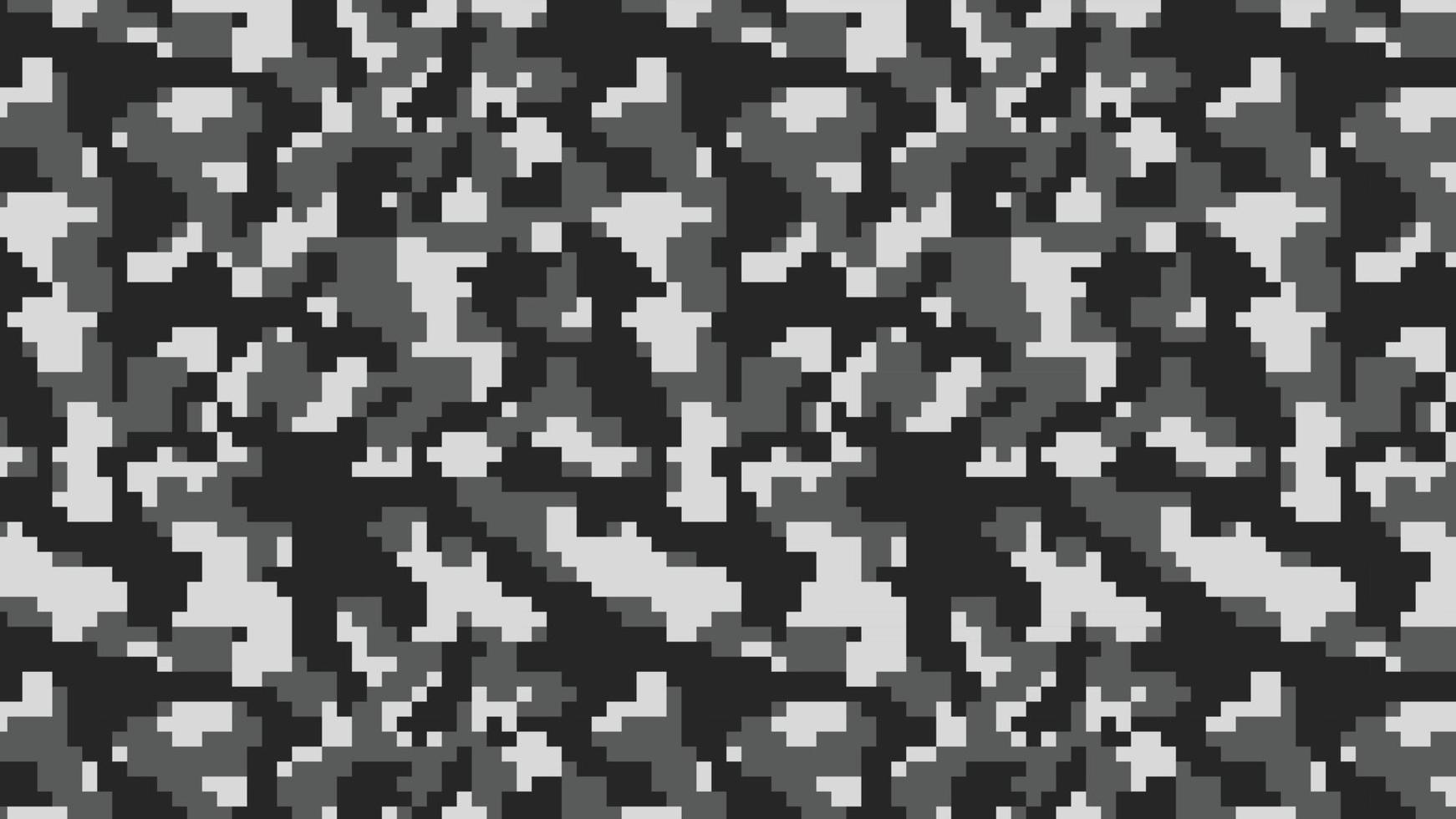 sfondo del modello mimetico pixel militare ed esercito vettore