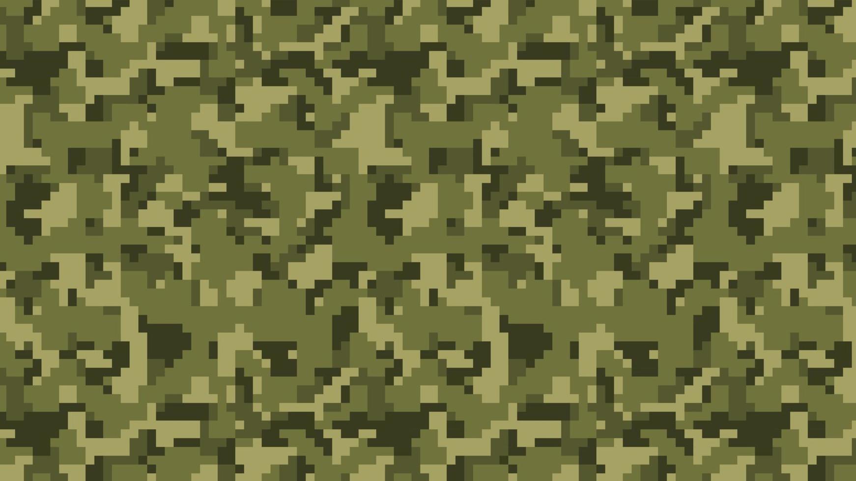 sfondo del modello mimetico pixel militare ed esercito vettore