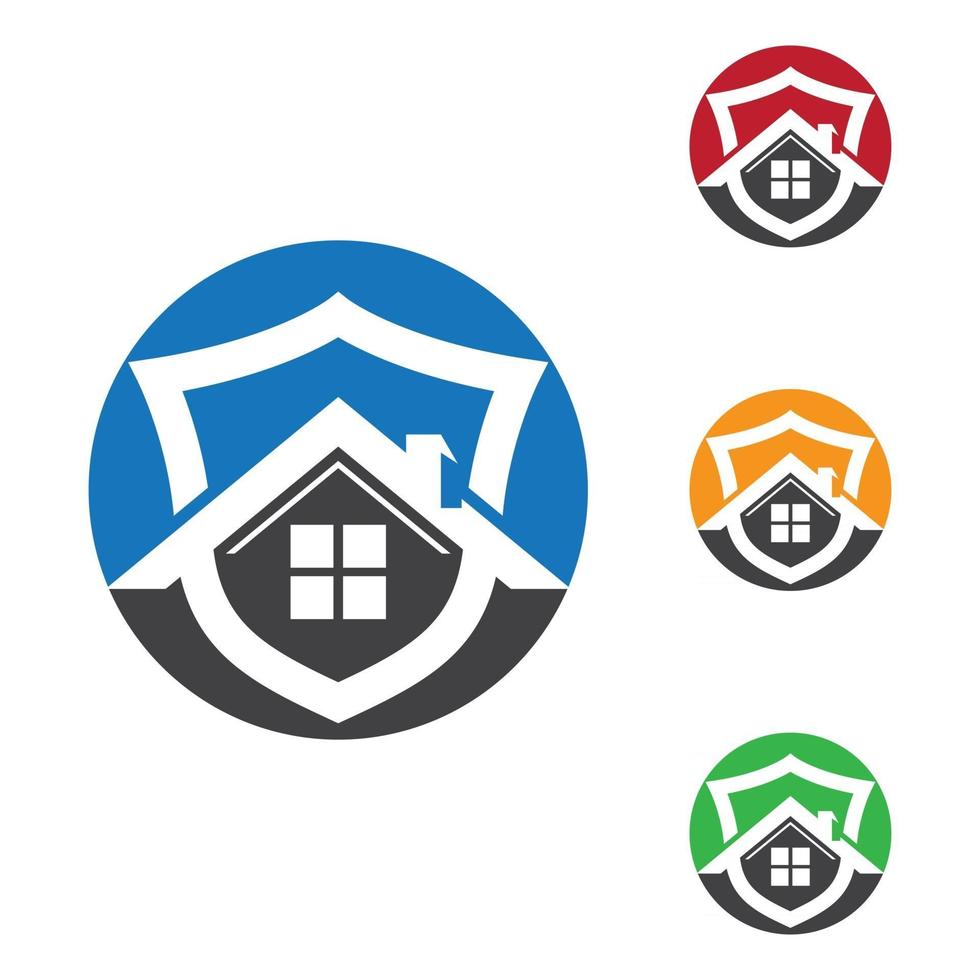 immagini del logo della casa vettore