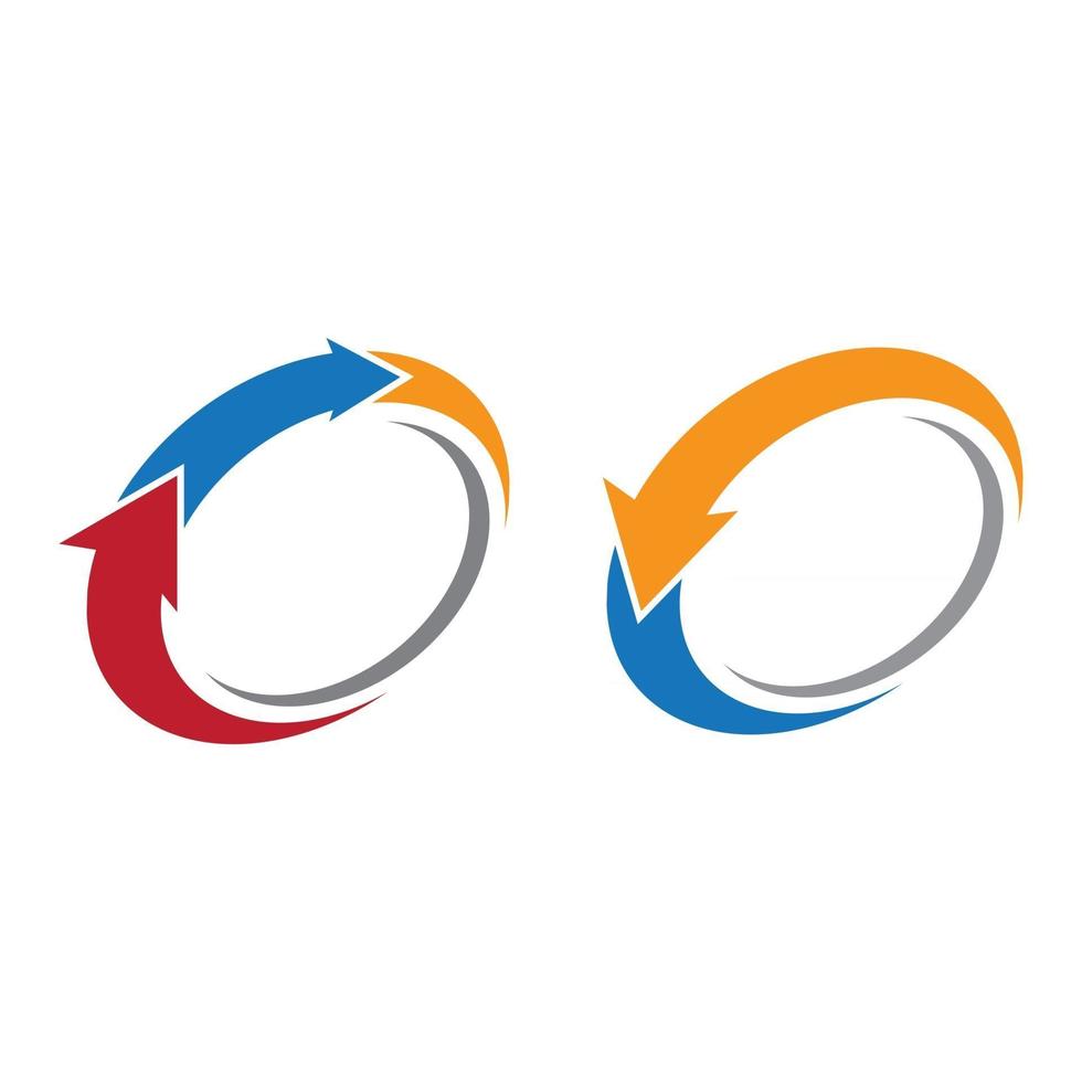 design del logo del cerchio vettore