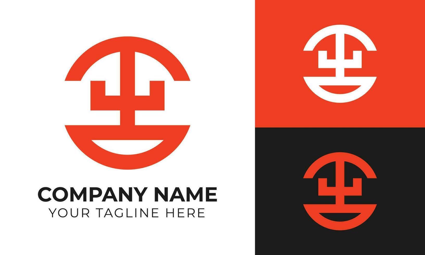 creativo moderno minimo astratto monogramma attività commerciale logo design modello gratuito vettore