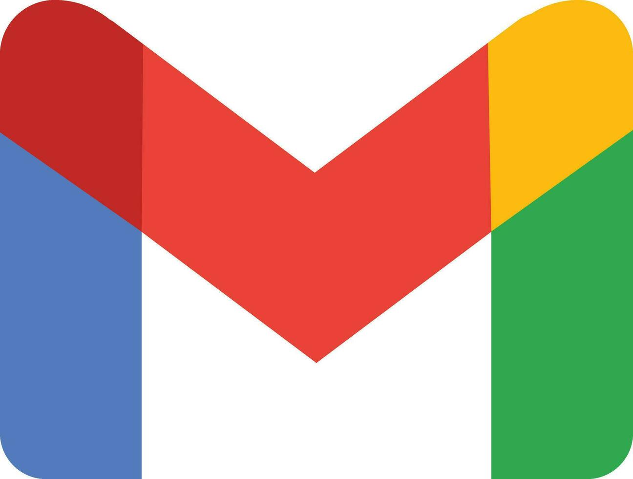 gmail logo. Google Prodotto. icona di logotipo gmail. nuovo Google gmail applicazione icona. gmail è popolare Internet in linea e-mail vettore