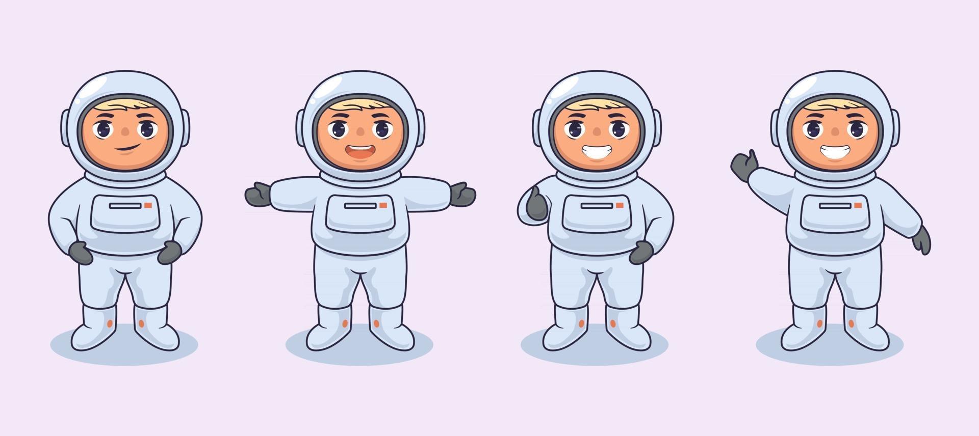 disegno di illustrazione vettoriale per bambini astronauta disegno di illustrazione vettoriale per bambini astronauta
