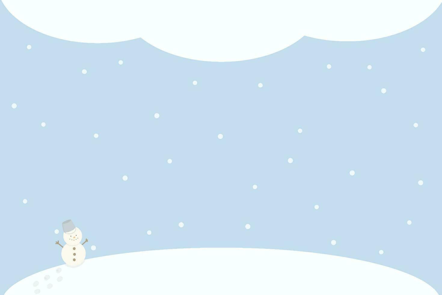 neve notte blu sfondo, per decorazione invito e saluti vettore