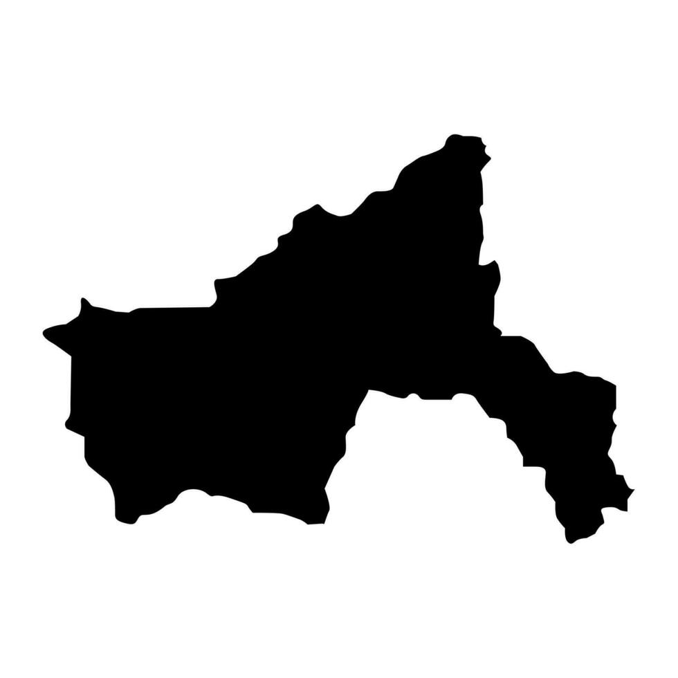 parwan Provincia carta geografica, amministrativo divisione di afghanistan. vettore