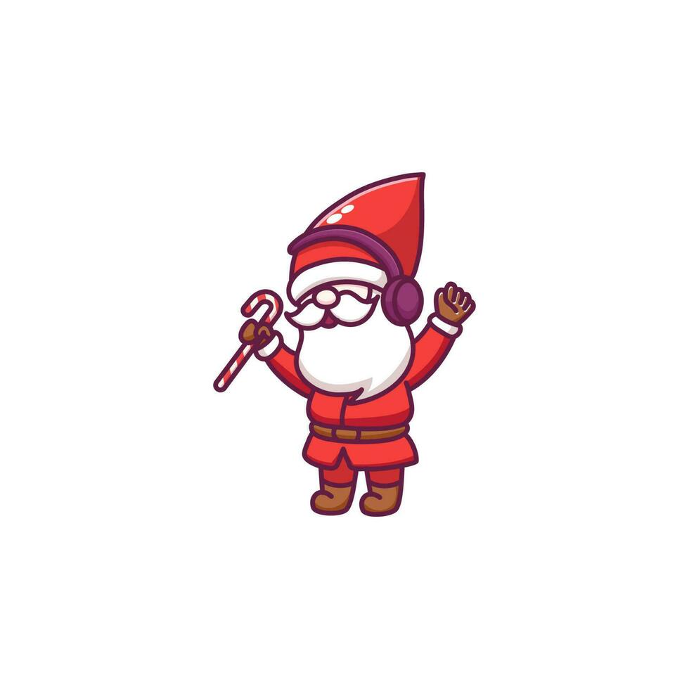 design carino gnomi celebrare Natale vettore