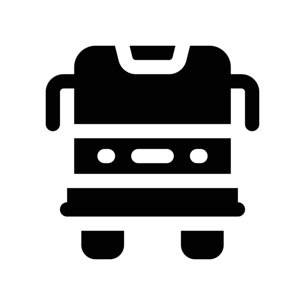 autobus solido icona. vettore icona per il tuo sito web, mobile, presentazione, e logo design.
