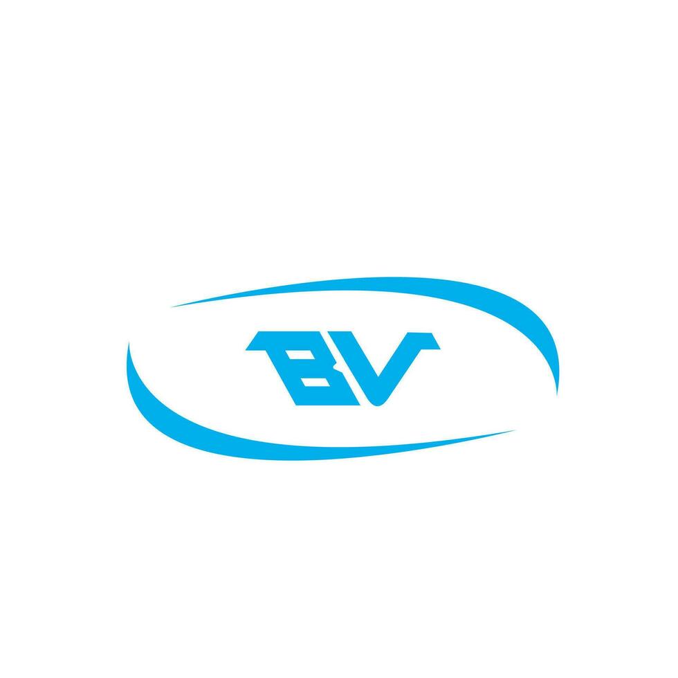 vb bv logo design vettore modello