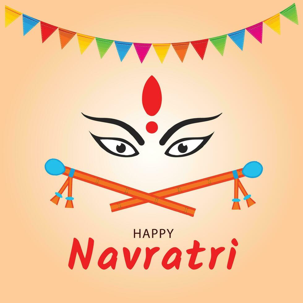 contento Navratri inviare vettore