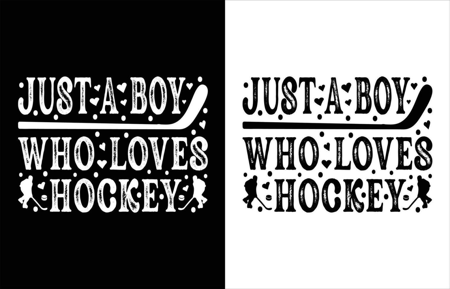appena un' ragazzo chi gli amori hockey t camicia design vettore