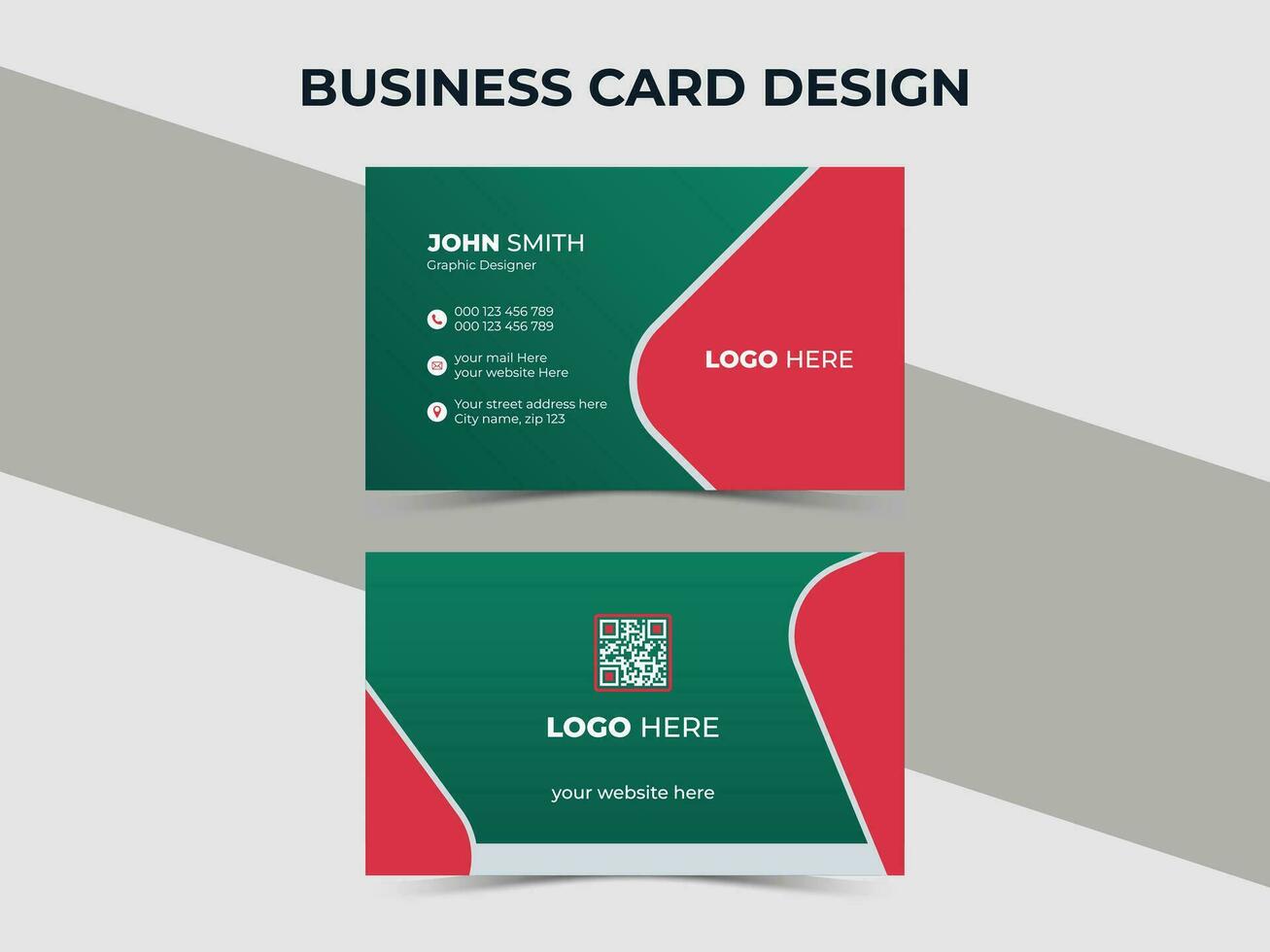vettore creativo attività commerciale carta design. premio attività commerciale carta disegno, moderno attività commerciale carta design.