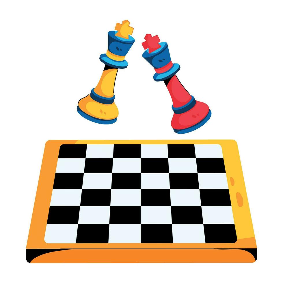 di moda scacchi tavola vettore