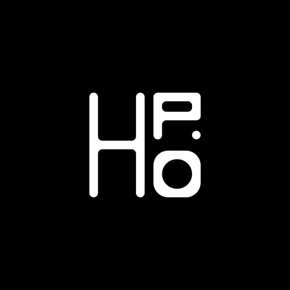 hpo lettera logo vettore disegno, hpo semplice e moderno logo. hpo lussuoso alfabeto design