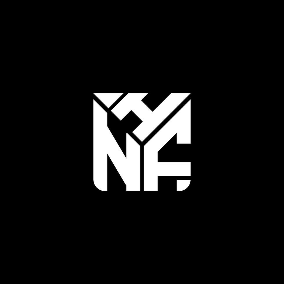 hnf lettera logo vettore disegno, hnf semplice e moderno logo. hnf lussuoso alfabeto design