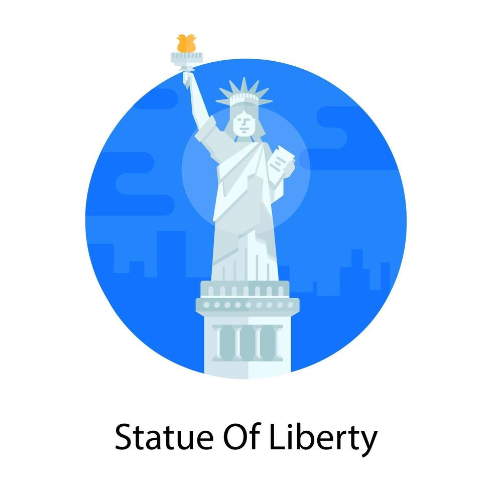 statua della Libertà vettore