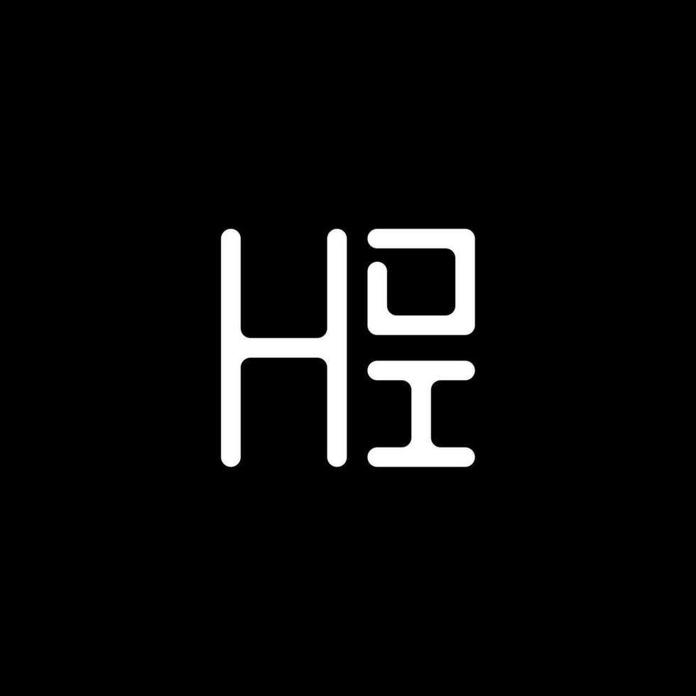 hdi lettera logo vettore disegno, hdi semplice e moderno logo. hdi lussuoso alfabeto design