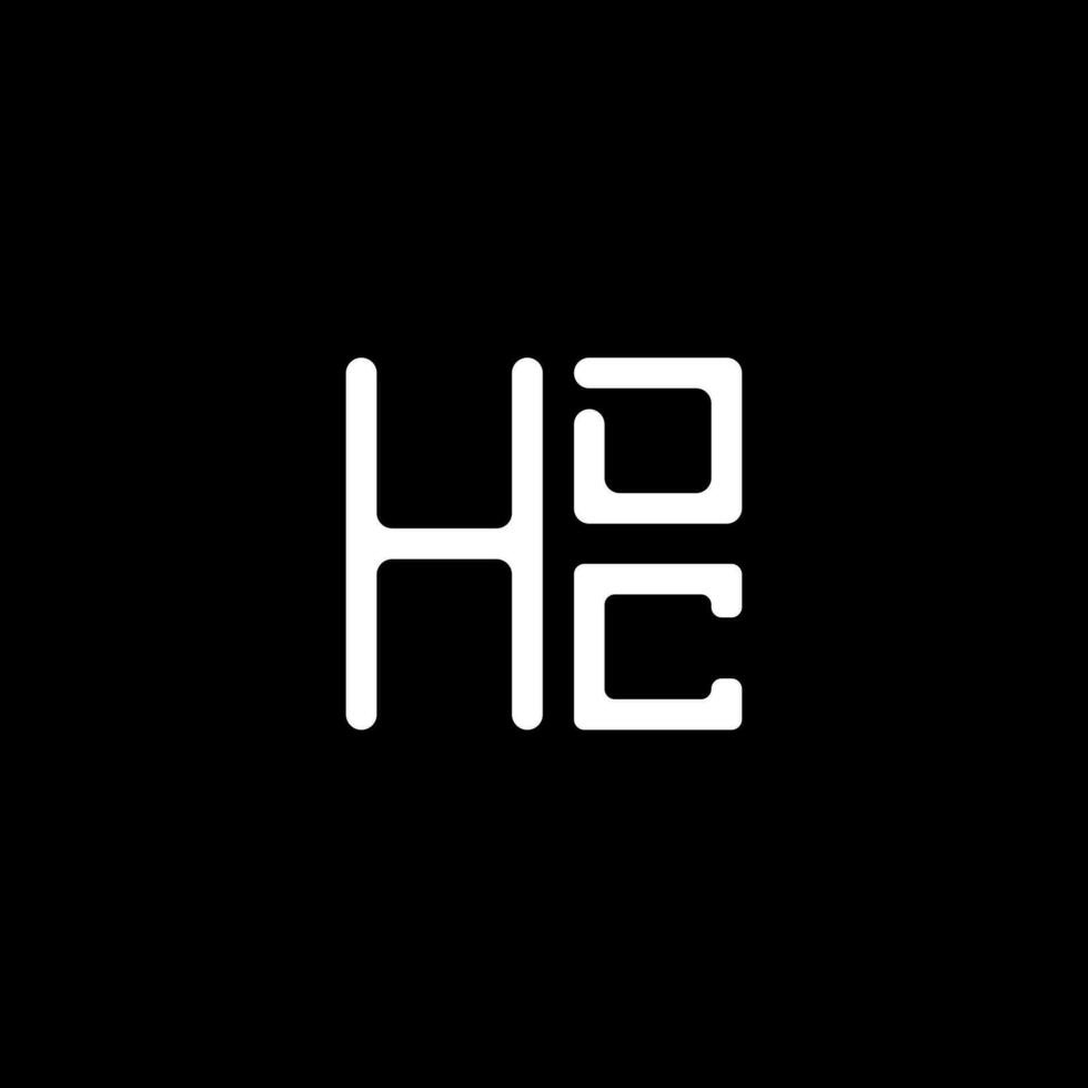 hdc lettera logo vettore disegno, hdc semplice e moderno logo. hdc lussuoso alfabeto design